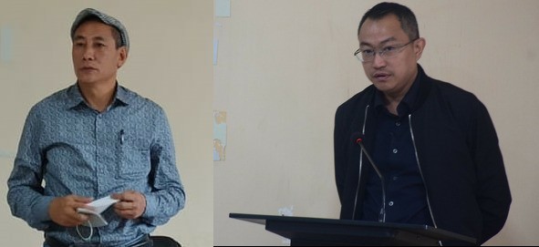 (Left) Dr Abemo (Right) Er Yanrenthung Ezung